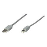 Cable Usb Para Impresora Manhattan A-b 3.0m Gris 317863 /vc