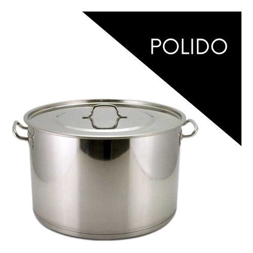 Caçarola Fundo Triplo N40 Inox 28,6 L 40,7 Cm Referencia 219