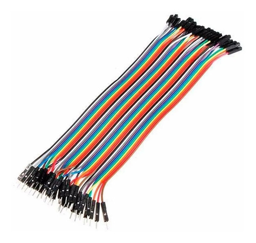 Cable Dupont 40 Macho - Hembra X 20cm - Unoelectro
