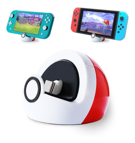 Suporte Base Dock Carregador Switch Pokéball Pokémon Nintend