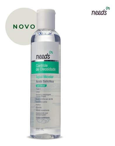 Água Micelar Needs Controle De Oleosidade 200ml