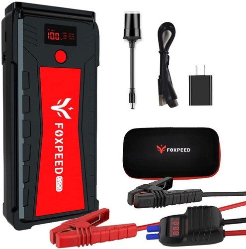 Foxpeed Arrancador Portátil De 2500 A, 21000 Mah, Potente Ba