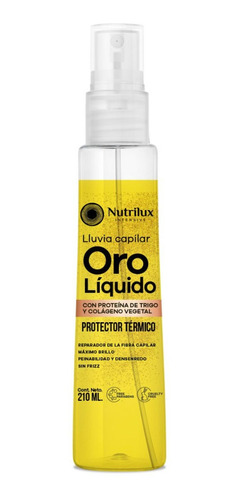 Oro Liquido 210ml Nutrilux Pre Plancha, Protector Pre Planch