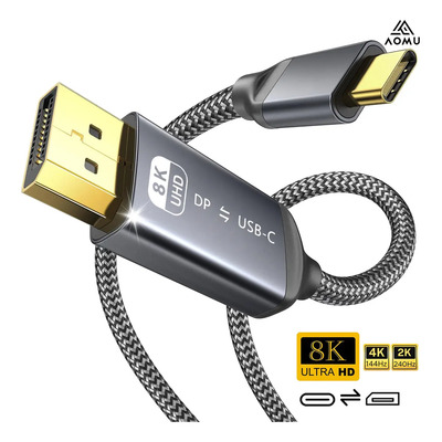 Usb C A Displayport 8k60hz Soporte Transferencia Mutua Hdr Aomu | Meses sin interés