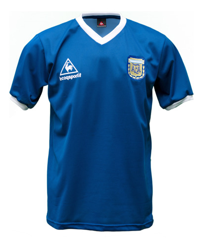Camiseta Argentina 86 Azul Maradona Retro Campeón 1986
