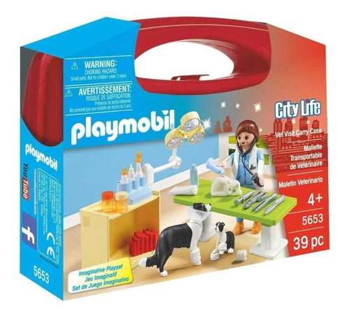 Playmobil City Life 5653 - Maletin Veterinaria - Intek 