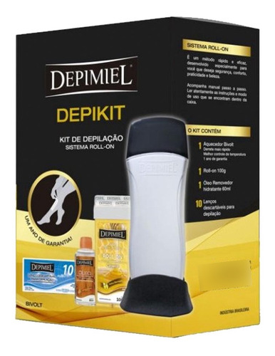 Aquecedor De Cera Roll-on Depikit Depimiel Bivolt