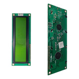 Pantalla Lcd 2x16 Verde Grande Arduino 5vcc Display Lcd 2x16