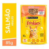 Kit 15 Sachês Alimento Úmido Ao Molho 85g Salmão No Atacado