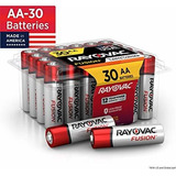 Rayovac Fusión Pilas Aa, Alcalinas Premium Doble A Baterías,