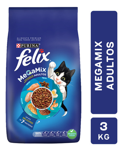 Alimento Animales  Polzanesp 1 Kg Felix Alimentos P/ Pro
