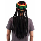 Gorro Cosplay Reggae Bob Marley Con Peluca Imitación Rastas
