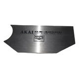 Placa De Alumínio Akai Gx-4000d P/ Gravador De Rolo Gx4000 D
