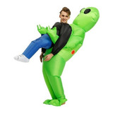 Traje Disfraz Inflable Alien Mujer Hombre Halloween Navideño