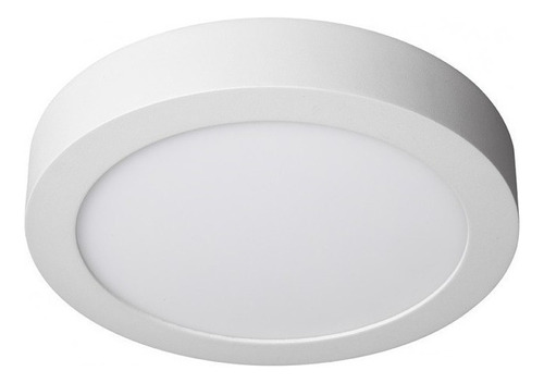 Foco Panel Plafon Led Sobrepuesto Redondo 24w