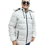 Blusa De Frio Masculino Casaco Acolchoada Capuz Impermeável