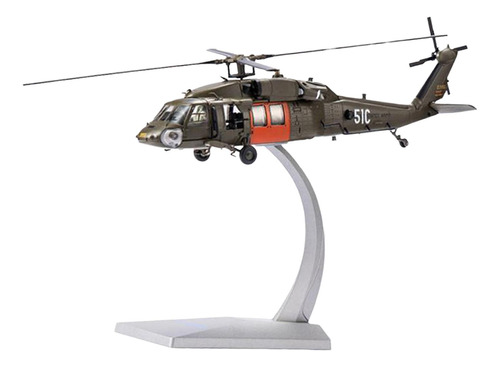 Helicóptero Modelo De Avión Black Hawk Uh 60 1:72 Para El