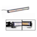 Barra Led Estrobo Baliza 3 Modulos 45w Blanca Y Ambar 12/24v