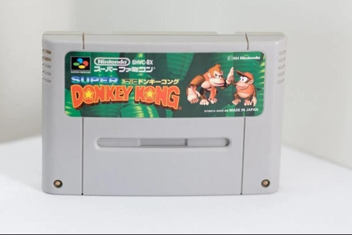 Juego Super Famicom Donkey Kong Super Nintendo Snes Japan