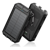 Cargador Solar-power Bank 36.800 Mah Qc3.0 Led Brújula N