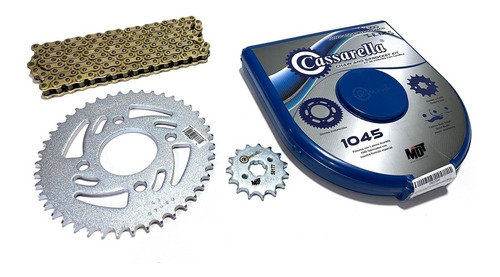 Kit Arrastre Cassarella Gsx-s 150 / Gsx-r - Cadena Orrinada