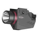 Lanterna Tática Para Airsoft Laser Vermelho Com Trilho 20mm