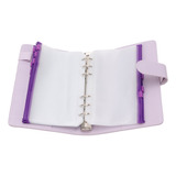 Binder Planner A6, 6 Agujeros, Pvc, Piel Sintética, Suficien