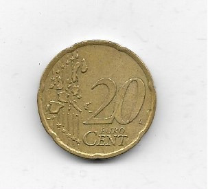 Alemanha 20 Cêntimos De Euro 2002