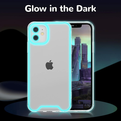 Funda Luminosa Para iPhone Case Transparente Brillo Nocturno