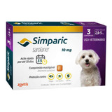 Simparic 10mg Antipulgas 2,6 A 5kg C/3 Comprimido - 24h