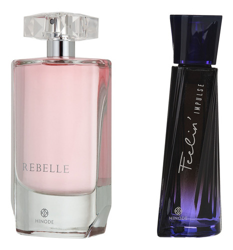 Kit Perfumes Feminino Rebelle Fellin Impulse For Her Hinode