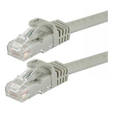 Cable De Red / Patch Cord Certificado Cat6 3 Mts Gris