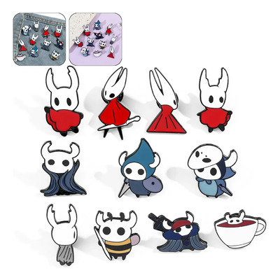 11pcs Broche Hollow Knight Pin Metalico Prendedor Videojuego | MercadoLibre