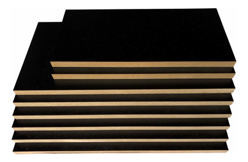 Mdf 15mm Preto Cortado Sob Medida