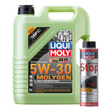Kit 5w30 Molygen Oil Smoke Stop Liqui Moly + Regalo