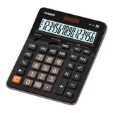 Calculadora Casio Tienda Y Campo Gx-16b Color Negro Original