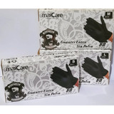 Set De 3 Cajas De Guantes Latex Negros 