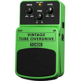 Pedal Behringer To800 Vitage Tube Overdrive Color Verde/negro