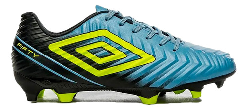 Botin Umbro Futbol Hombre Fifty V Fg Acero-negro-lima Cli