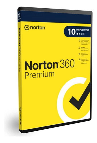 Norton 360 Premium/10 Dispositivos/1 Año