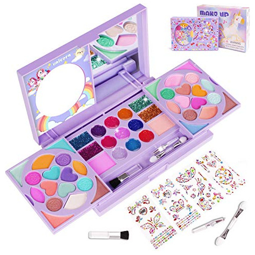 Kidcheer Kit De Maquillaje Infantil Para Niñas, Cosmético La