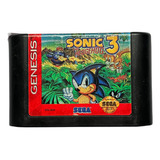 Id 02 Sonic 3 Original  Mega Drive Sega Genesis Cartucho