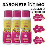 Kit 3 Sabonete Líquido Bebeloo Tutti Fruti Limpeza Delicada!