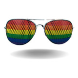 Kit 5 Óculos De Sol Lgbt Orgulho Gay Bandeira Arco Íris