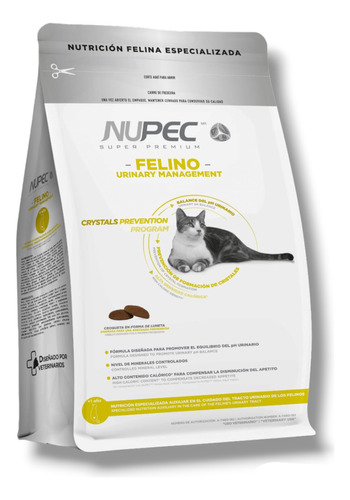 Nupec Felino Urinary Management 1.5kg | Prevención Cristales