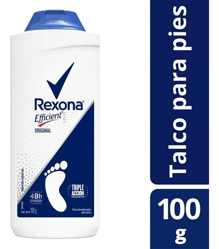 Rexona Efficient Original Desodorante Para Pies Talco X 100g