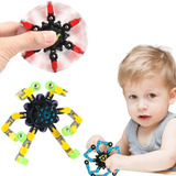 Brinquedo Fidget Transforma Robô Spinner Divertido Infantil