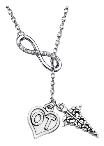  Pulseira De Terapeuta Ocupacional Bekech Ot Caduceus Charm 