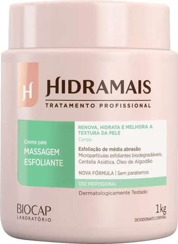 Creme Esfoliante Média Abrasão 1kg Hidramais 