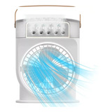 Mini Ventilador Enfriador De Aire Con Aroma Luces Led Usb